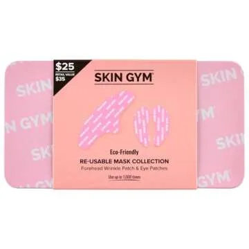 SKIN GYM Eye Kit Re-Usable Mask Collection, Silicone Masks for Under-Eye Hydration, Set of 3