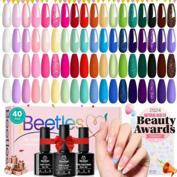 Beetles Gel Polish Set - 36 Color Summer Neon Collection