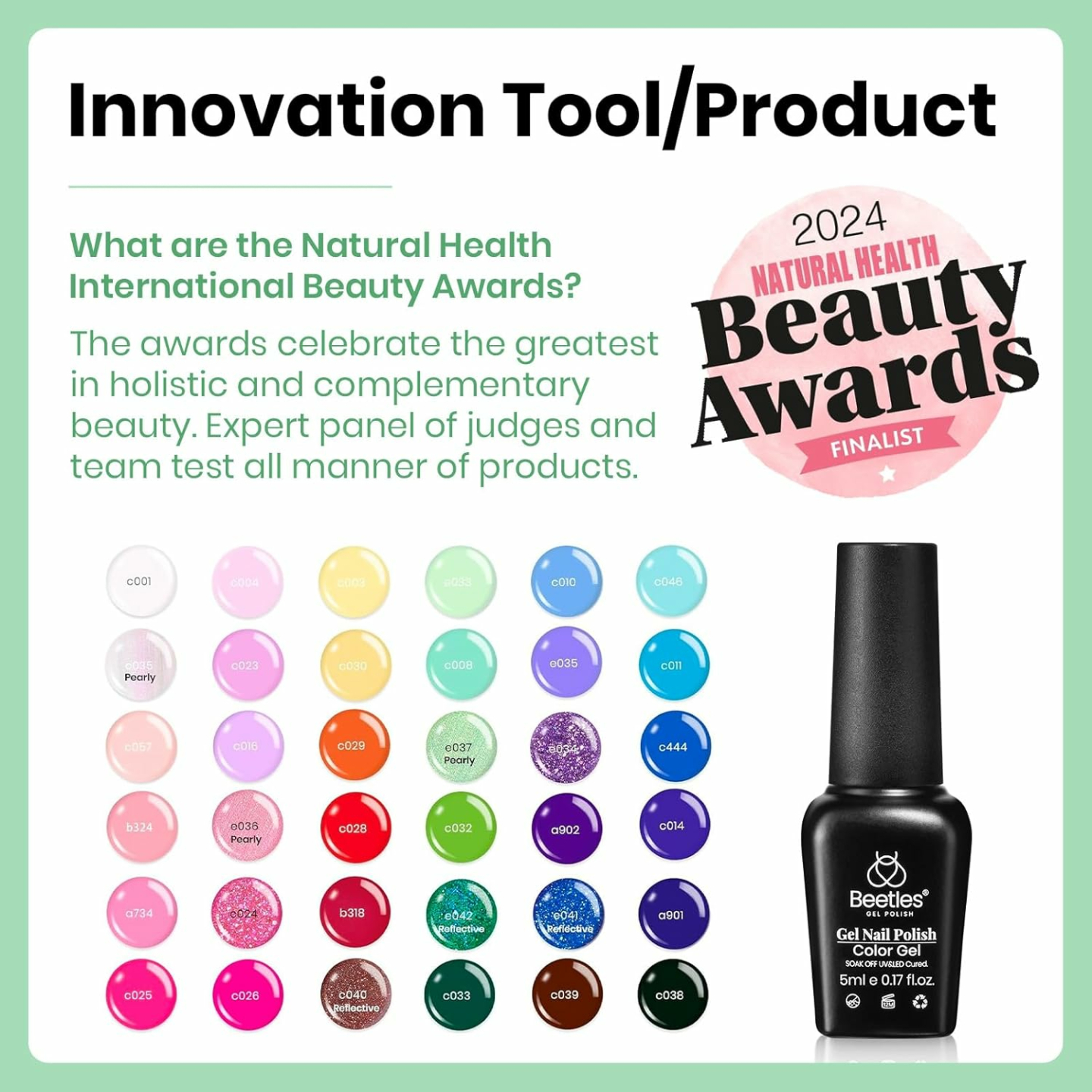 36 Color Beetles Gel Polish Set for Summer Nail Art