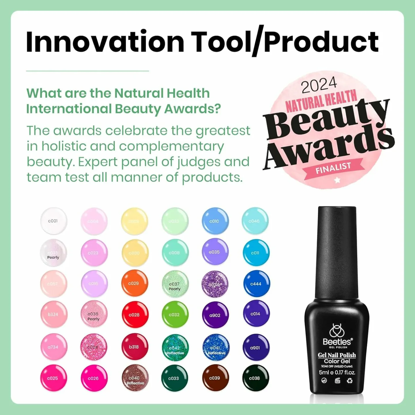 36 Color Beetles Gel Polish Set for Summer Nail Art