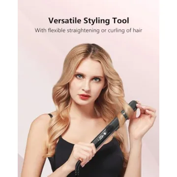 Annlary 2-in-1 Hair Straightener and Curler