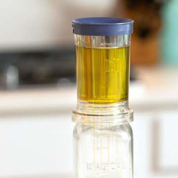 MAGICAL BUTTER Magical Filter Press -The Ultimate Mess-Free Plant Matter Removal System for Butter or Oil - Fits Mason Jars with Plunger and Cleaning Brush for Easy Maintenance and cleaning