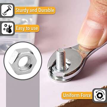 Mr. Pen- Bolts, Nuts, and Washer Assortment Kit, 113 pcs, Assorted Nuts and Bolts, Washer Kit