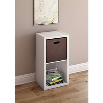 ClosetMaid 2 Cube Storage Shelf Organizer, Stackable with Open Back, Vertical or Horizontal, Easy As...