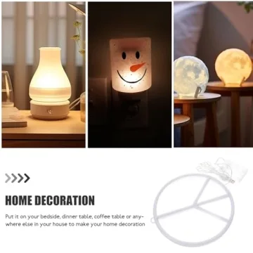 LED Peace Sign Neon Light for Stylish Home Decor