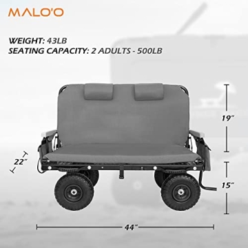 Lounge Wagon: 3-in-1 Beach & Sports Wagon with Chair