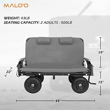 Lounge Wagon: 3-in-1 Beach & Sports Wagon with Chair