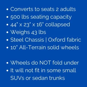 Lounge Wagon: 3-in-1 Beach & Sports Wagon with Chair