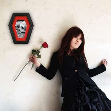 Dravira Coffin Picture Frame - Gothic Home Decor