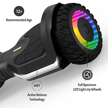 Jetson Flash Hoverboard - Bluetooth, All-Terrain, 10 MPH