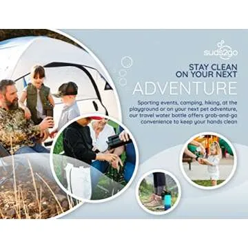 Suds2Go Portable Handwashing Water Bottle 20oz