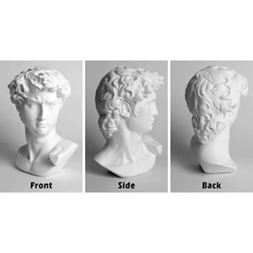 Garwor Elegant 6" David Bust Sculpture for Home Decor