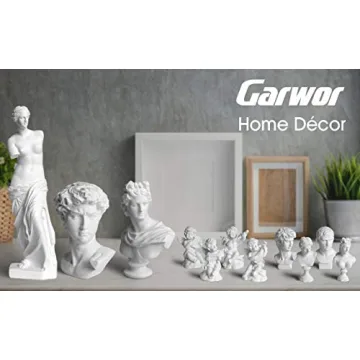 Garwor Elegant 6" David Bust Sculpture for Home Decor