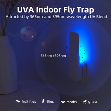 Stylish Mosalogic Fly Trap - Ultimate Bug Control & Night Light
