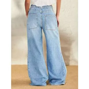 Flamingals Women's Wide Leg Jeans - Stylish & Comfortable Fit