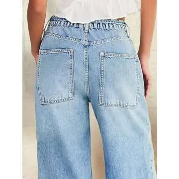 Flamingals Women's Wide Leg Jeans - Stylish & Comfortable Fit