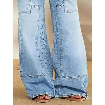 Flamingals Women's Wide Leg Jeans - Stylish & Comfortable Fit