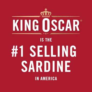 King Oscar Sardines in Water, 4.23 Ounce Cans (Pack of 12), Skinless & Boneless, Wild Caught Canned Sardines, Low Sodium