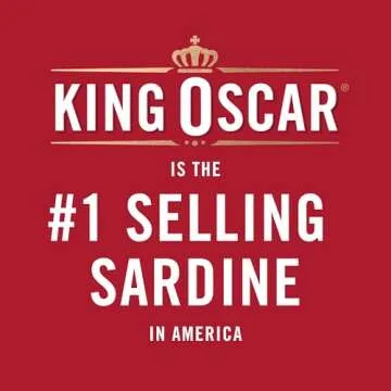 King Oscar Sardines in Water, 4.23 Ounce Cans (Pack of 12), Skinless & Boneless, Wild Caught Canned Sardines, Low Sodium