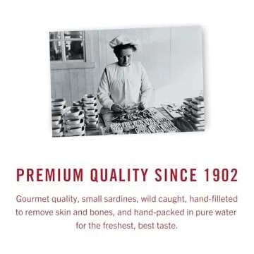 King Oscar Sardines in Water, 4.23 Ounce Cans (Pack of 12), Skinless & Boneless, Wild Caught Canned Sardines, Low Sodium