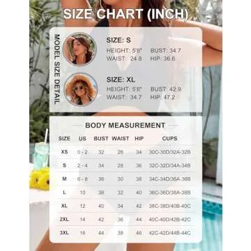 Blooming Jelly Womens Tummy Control Bathing Suits Push Up High Waisted Bikini Sets Two Piece Swimsuit (Small, Hot Pink)