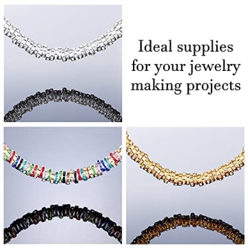 800-Piece Rondelle Spacer Beads for Jewelry Making