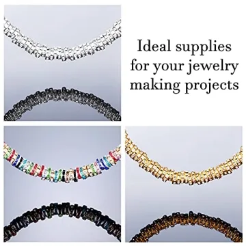 800-Piece Rondelle Spacer Beads for Jewelry Making