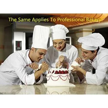 Piping Bags 16-Inch 100 Pack Pastry Bag Icing Bags Frosting Bags Cake Decorating Bags Disposable Icing Bags Pastry Disposable Bag Disposable Piping Bags for Cake Cupcake Cookie (white0)