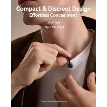 Hollyland Lark M2S Combo (Camera RX+USB-C RX+ Lightning Cable) Wireless Lavalier Microphone for iPhone/Camera/Android/PC, Titanium Clip, Noise Cancelling, 30H Use, Vlog, Interview, Content Creation