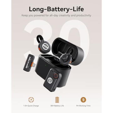 Hollyland Lark M2S Combo (Camera RX+USB-C RX+ Lightning Cable) Wireless Lavalier Microphone for iPhone/Camera/Android/PC, Titanium Clip, Noise Cancelling, 30H Use, Vlog, Interview, Content Creation