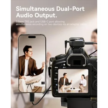 Hollyland Lark M2S Combo (Camera RX+USB-C RX+ Lightning Cable) Wireless Lavalier Microphone for iPhone/Camera/Android/PC, Titanium Clip, Noise Cancelling, 30H Use, Vlog, Interview, Content Creation