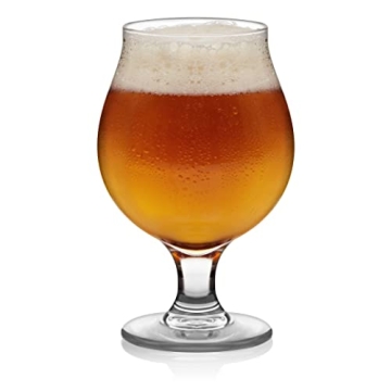 Dishwasher Safe Belgian Beer Glasses - Set of 4