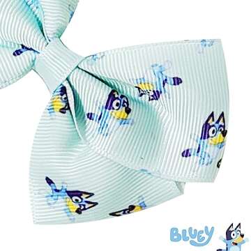 Bluey 7-Piece Hair Bow Set for Girls - Fun & Functional