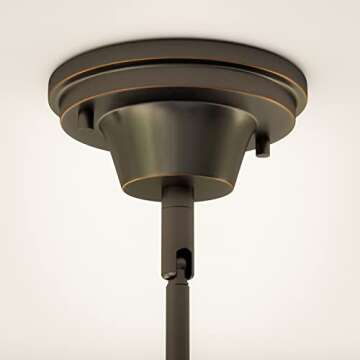 Kenroy Home Cambridge Pendant Light with Vintage Style