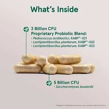Jarrow Formulas Jarro-Dophilus Gut Calm Probiotic, 8 Billion CFU Supplement for Digestive Health, 30 Delayed Release Capsules, 30 Day Supply