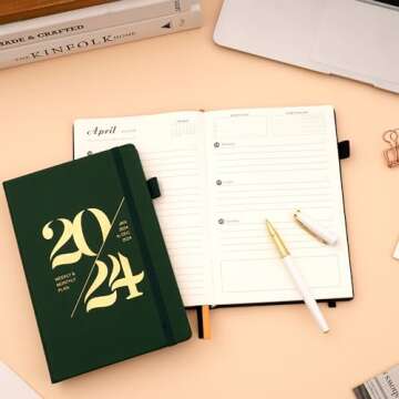 Elegance Meets Organization: 2025 Premium Plum Planner