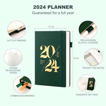 Elegance Meets Organization: 2025 Premium Plum Planner