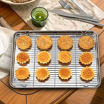 Wildone Baking Sheet & Rack Set for Perfect Baking