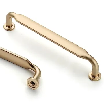 Asidrama 10 Pack Brushed Brass Kitchen Cabinet Handles for Stylish Home Decor