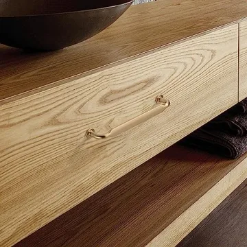 Asidrama 10 Pack Stylish Brass Cabinet Handles