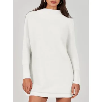 Stylish ANRABESS Women's Oversized Turtleneck Sweater