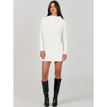 Stylish ANRABESS Women's Oversized Turtleneck Sweater