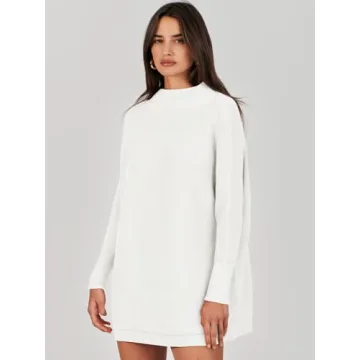 Stylish ANRABESS Women's Oversized Turtleneck Sweater