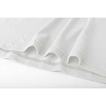 Long Sleeve Crop Tops for Women Workout Basic Clothes for Teen Ladies Fitted Slim Scoop Neck Cute Yoga Shirts (White, Medium)