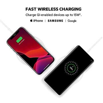 Belkin Quick Charge Wireless Charging Pad for Fast Charging