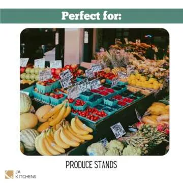 40 Eco-Friendly Vented Pulp Produce Baskets for Display