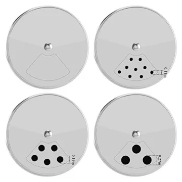 Accmor 9oz Salt & Pepper Shakers with Adjustable Pour