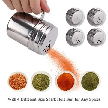 Accmor 9oz Salt & Pepper Shakers with Adjustable Pour