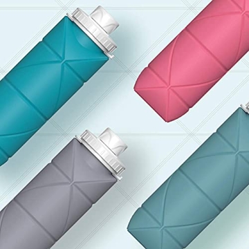 Collapsible Water Bottle BPA-Free Leakproof Travel Bottle