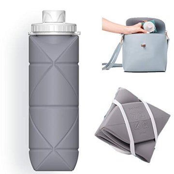 Collapsible Water Bottle BPA-Free Leakproof Travel Bottle